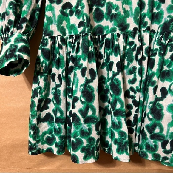 Baum und Pferdgarten Anise Dress Floating Flower Green Popover Mini Size XS (34) - Picture 9 of 12